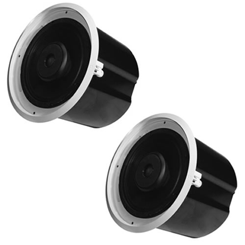 EV EVID-C4.2B 4" Coaxial Ceiling Speaker - Black Pair