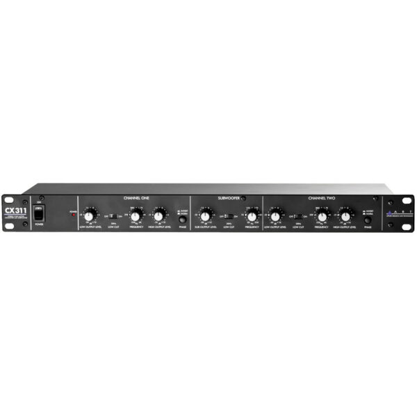 ART CX311 Stereo 2-Way Crossover with Sub Output