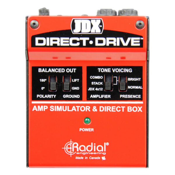 Radial JDX Direct-Drive Amp Sim & DI Box