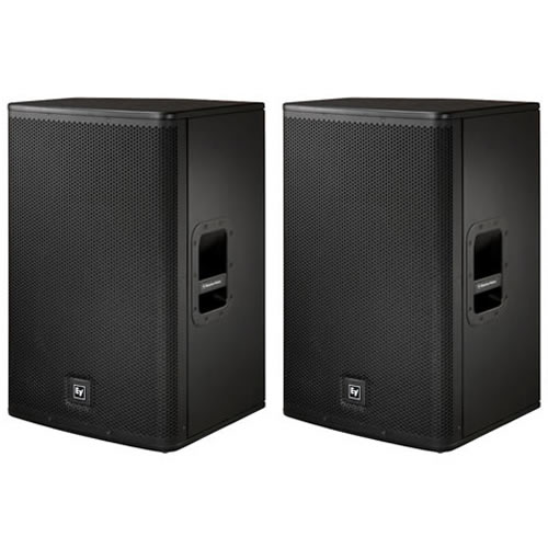 EV ELX115P 15" Powered PA Speaker – Matched Pair