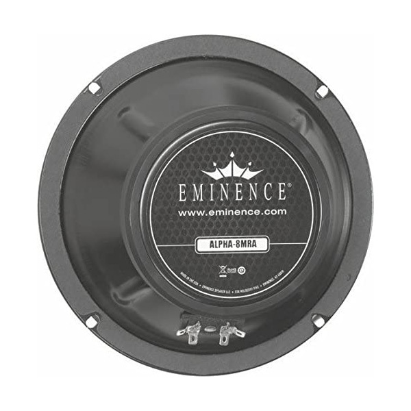 Eminence Alpha-8MRA 8" 125W PA Replacement Speaker, 8Ω