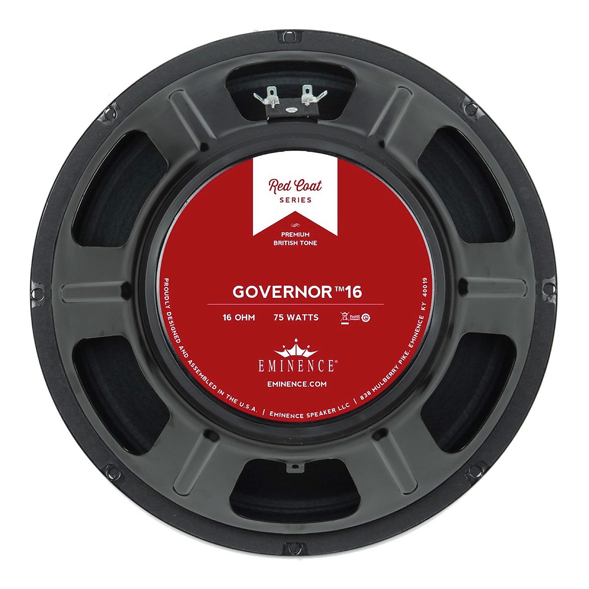 Eminence The Governor 16 - 12" Guitar Speaker, 16 Ohm