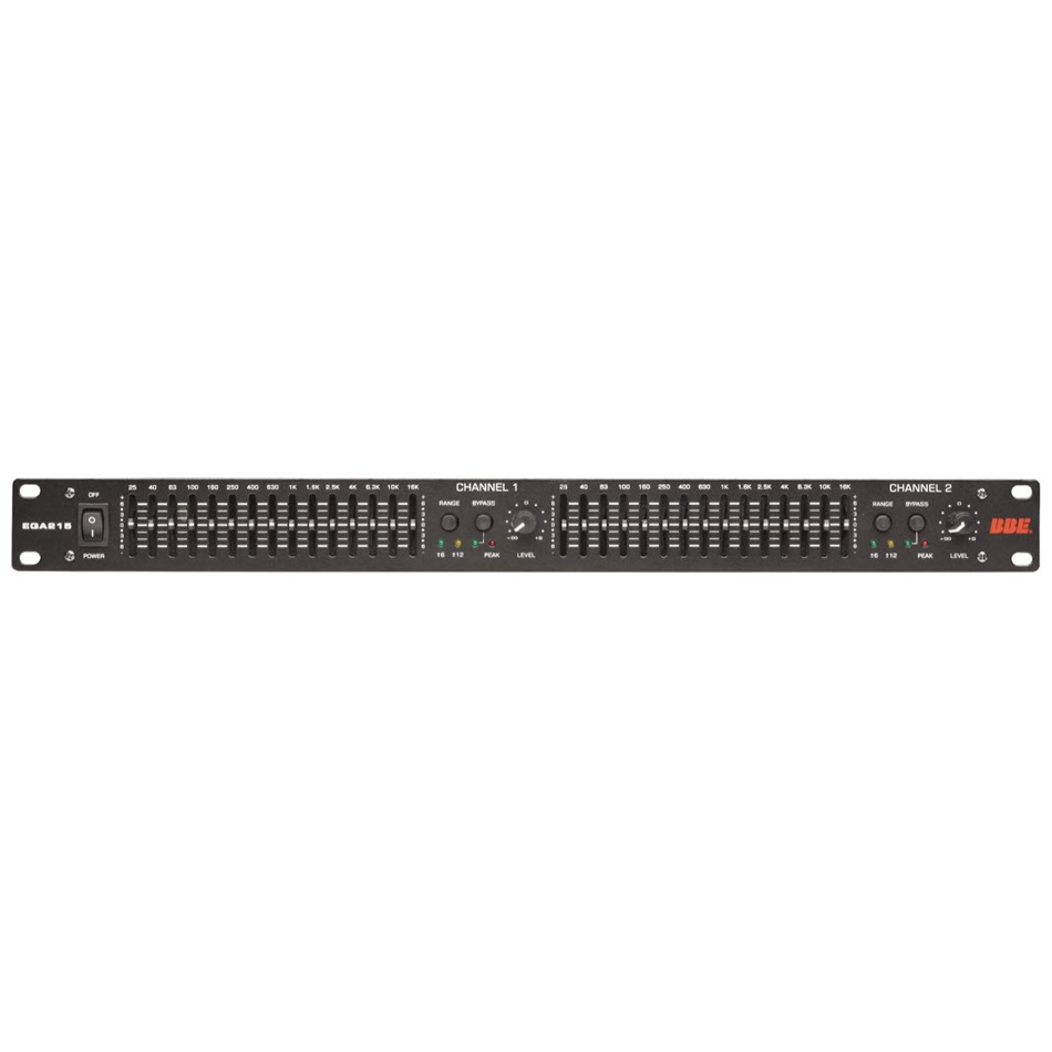BBE EQA-215 Dual 15-Band Graphic Equalizer