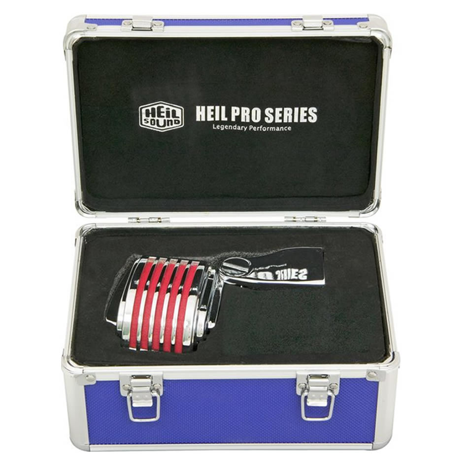 Heil Sound The Fin Red Dynamic Mic + Cable & Boom Stand - Image 3