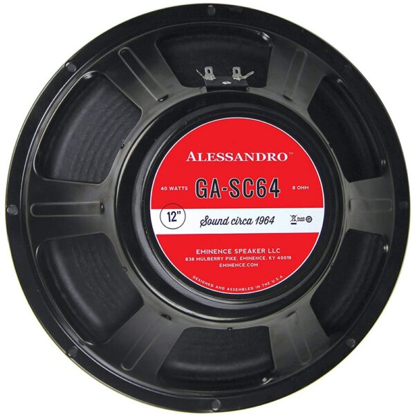 Eminence GA-SC64 12" Guitar Speaker – 40W, 8 Ohm