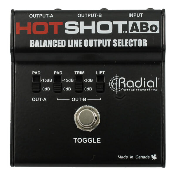 Radial Hot Shot ABo Passive Mic/Line Switcher