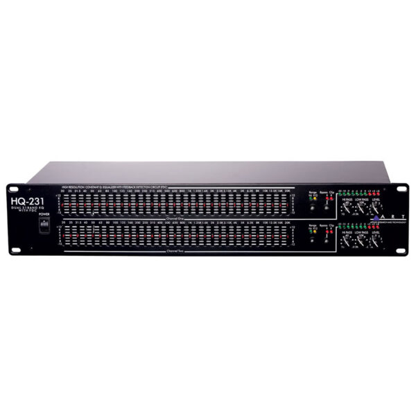 ART HQ231 Dual 31-Band Graphic EQ w/ FDC