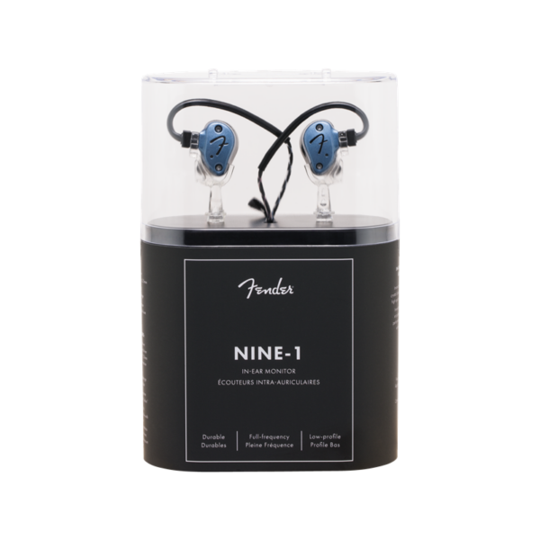 IEM Nine 1 In-Ear Monitors, Gun Metal Blue