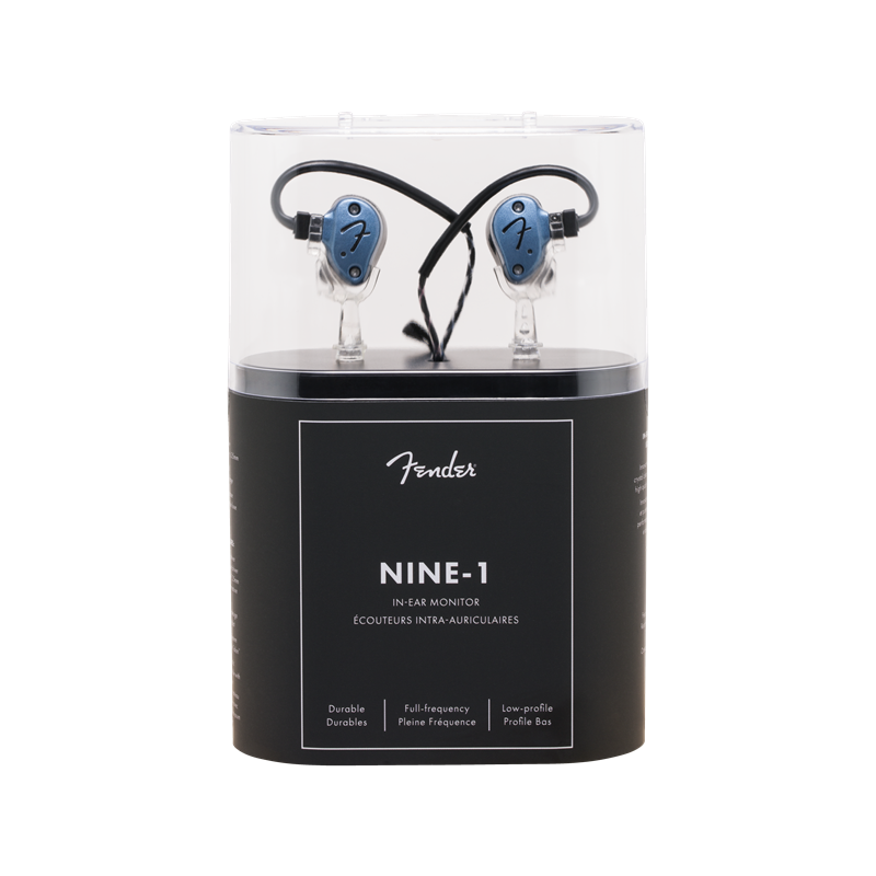 IEM Nine 1 In-Ear Monitors, Gun Metal Blue