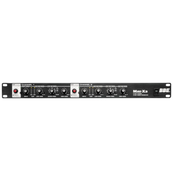 BBE MAX-X3 2-Way/3-Way Crossover & Sonic Maximizer