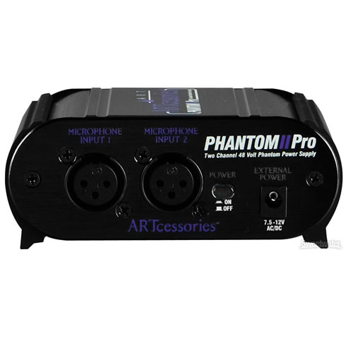 ART Phantom II Pro 2-Ch 48V Phantom Power Supply