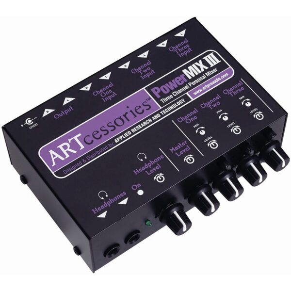 ART PowerMIX III 3-Channel Personal Mixer