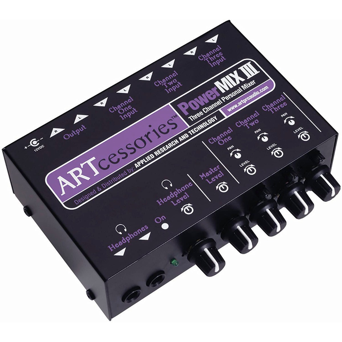 ART PowerMIX III 3-Channel Personal Mixer