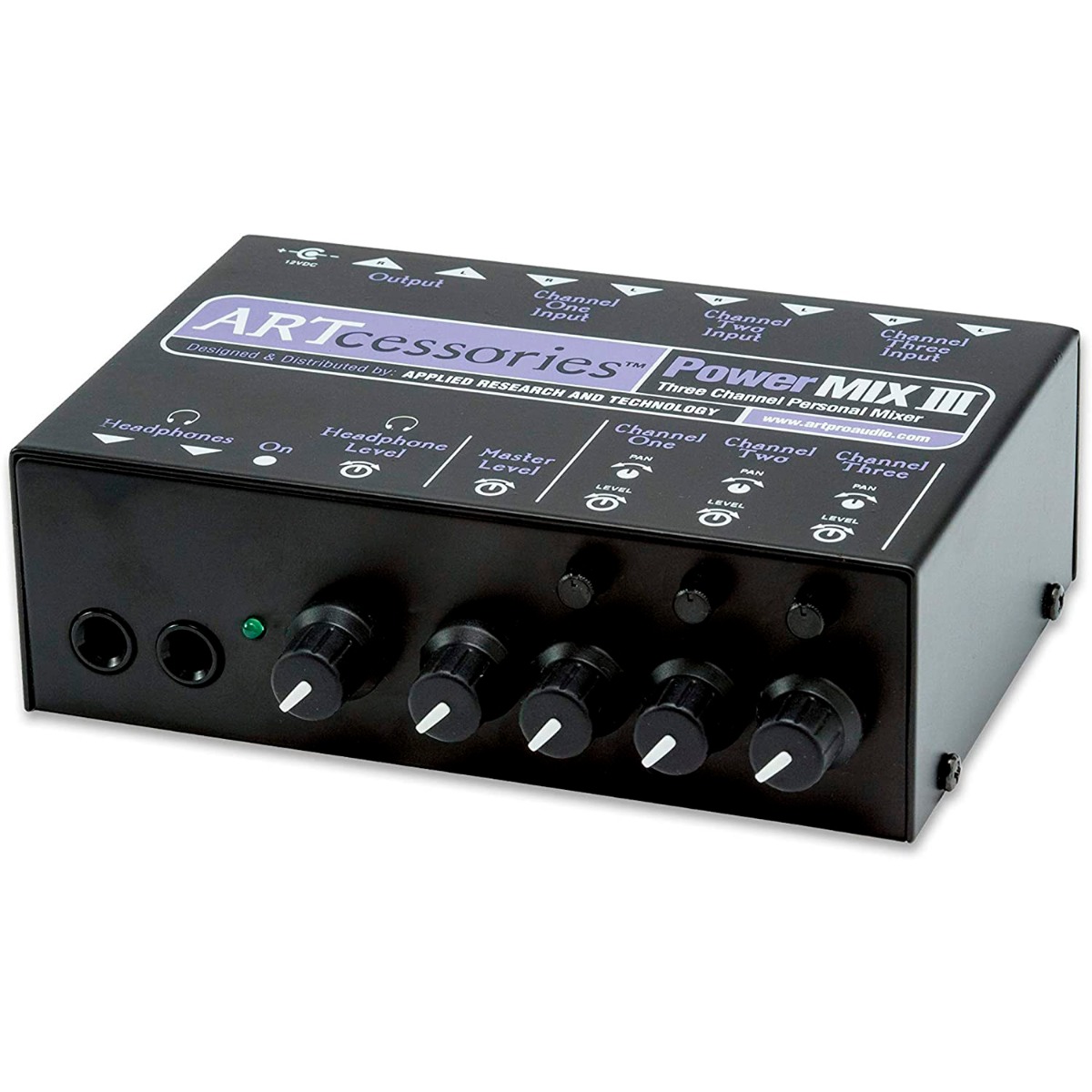 ART PowerMIX III 3-Channel Personal Mixer - Image 4