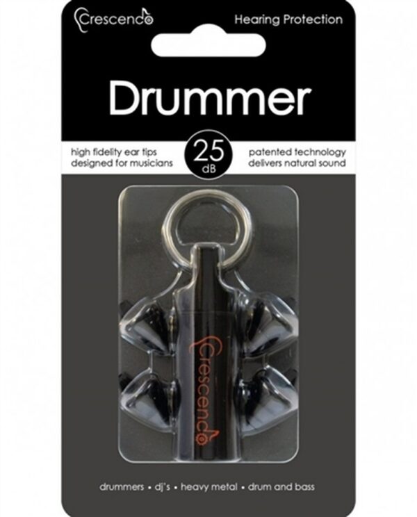Dynamic Ear Crescendo Pro Drummer Ear Plugs PR-0293