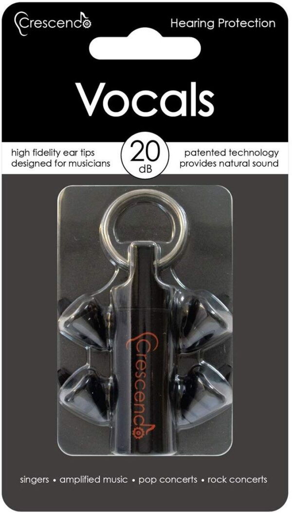Dynamic Ear Crescendo Pro Vocals Ear Plugs - 20dB PR-0294