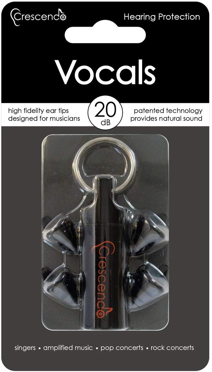 Dynamic Ear Crescendo Pro Vocals Ear Plugs - 20dB PR-0294
