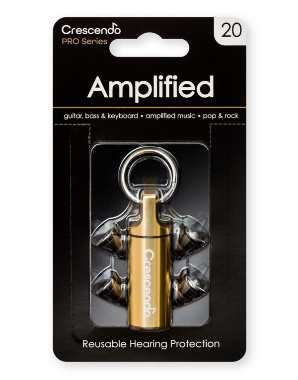 Crescendo PRO Amplified 20 Musician's Ear Plugs
