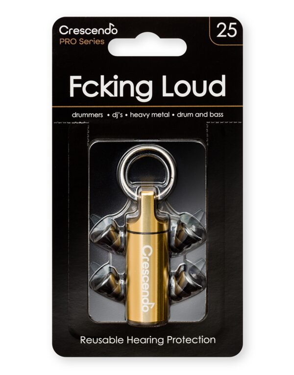 Crescendo Fcking Loud 25 Musician Ear Plugs (PR-1573)