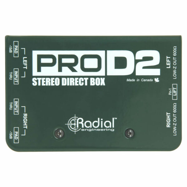 Radial ProD2 Passive 2-Channel DI Box