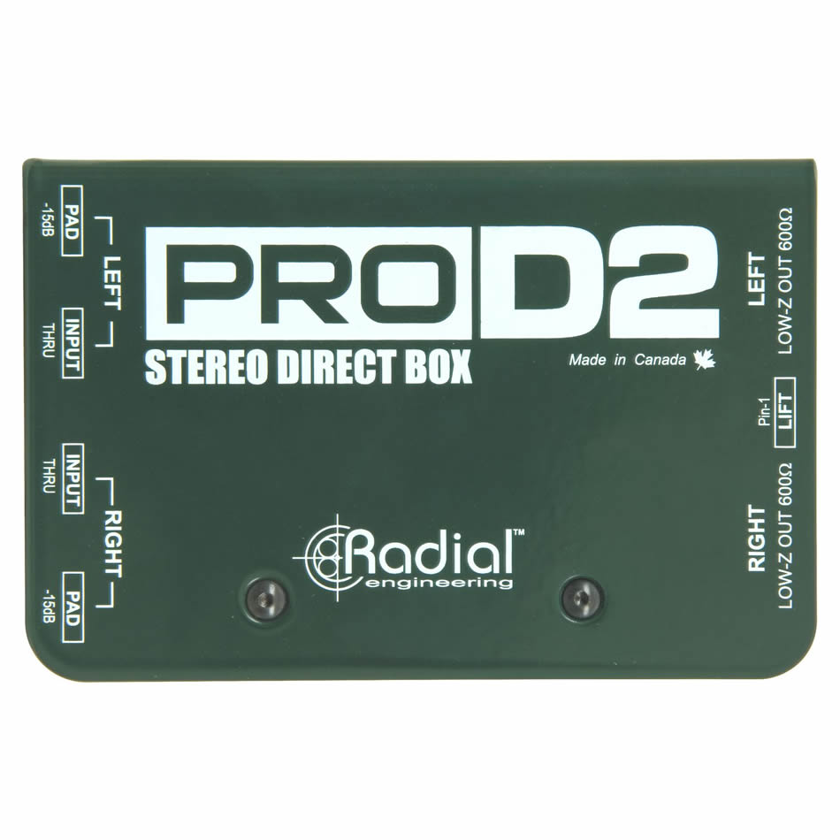 Radial ProD2 Passive 2-Channel DI Box