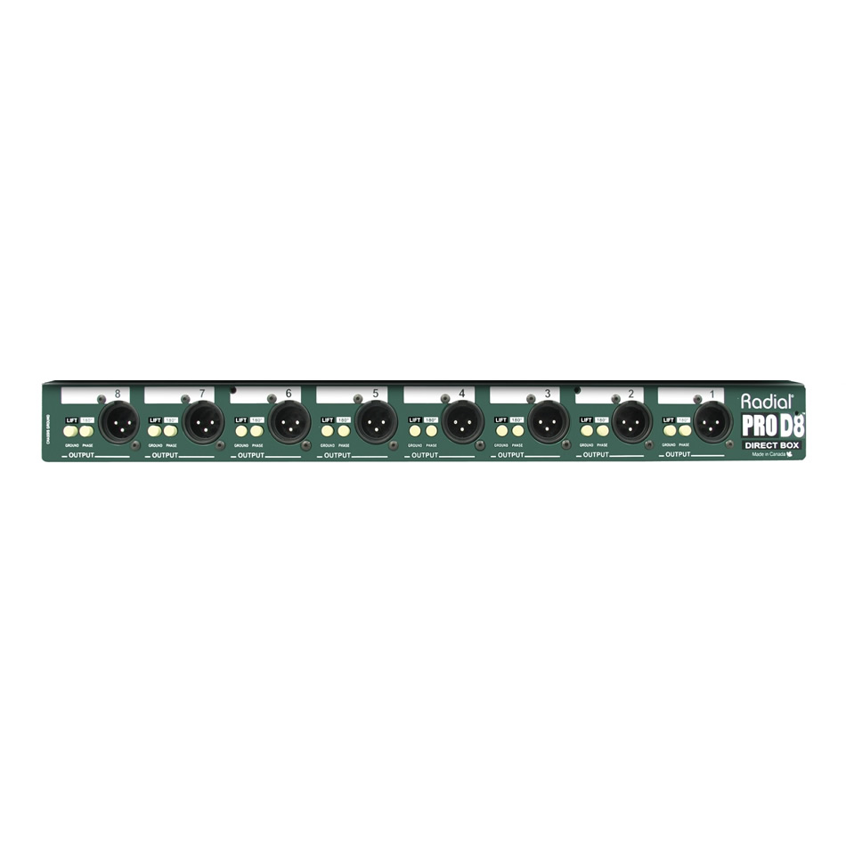 Radial ProD8 8-Channel Passive Rackmount DI Box - Image 2