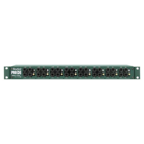 Radial ProD8 8-Channel Passive Rackmount DI Box
