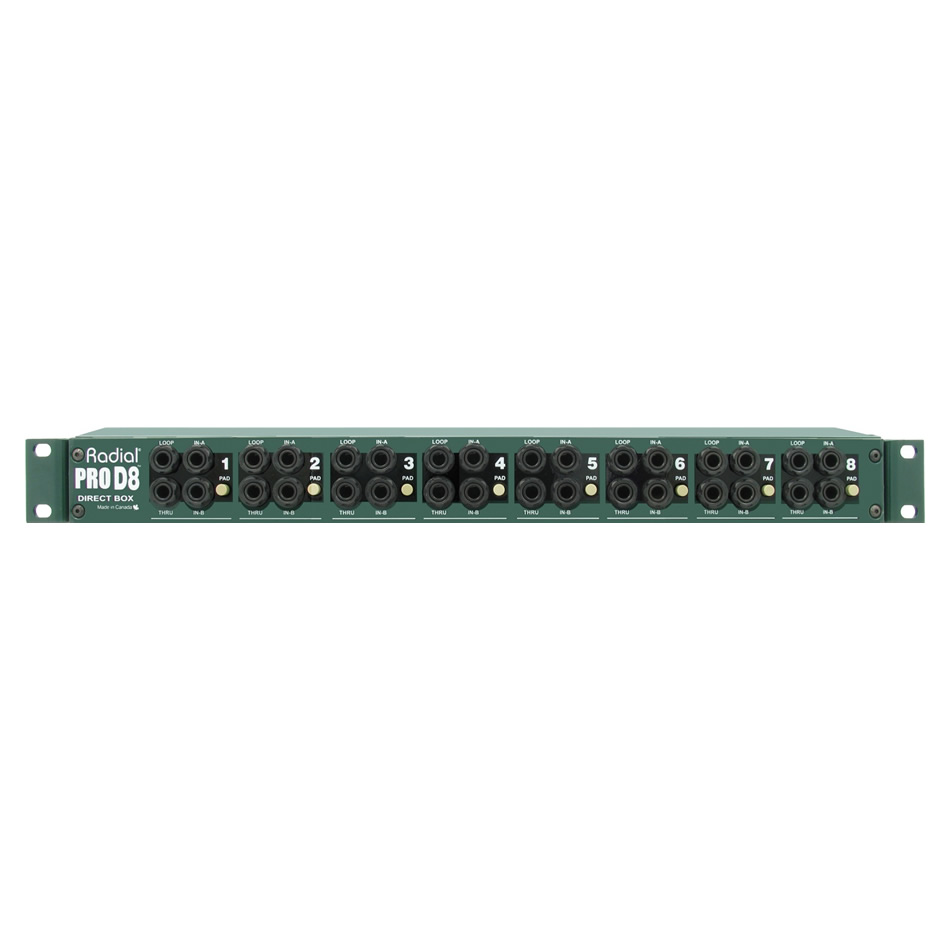 Radial ProD8 8-Channel Passive Rackmount DI Box