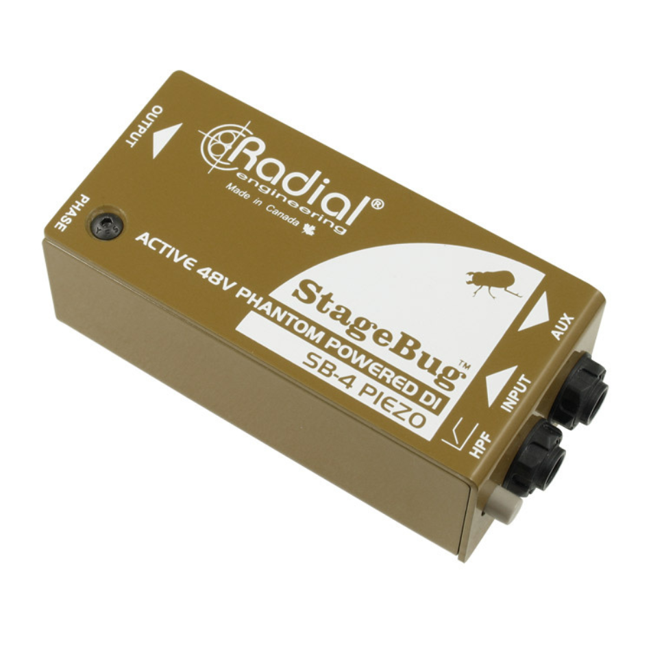 Radial StageBug SB-4 Active Piezo DI Box - Image 2