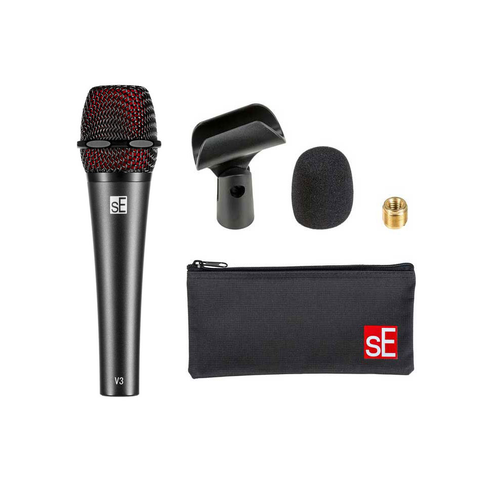 sE Electronics V3 Dynamic Mic + Free 20' XLR Cable - Image 3