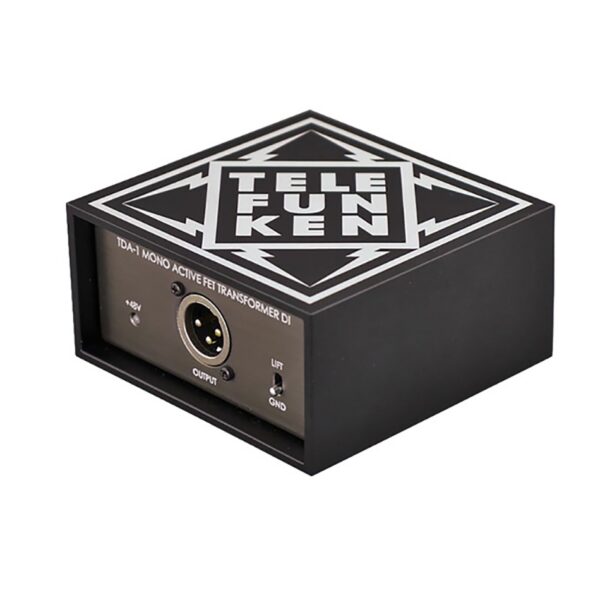 Telefunken TDA-1 Mono Active DI Box – Phantom Powered