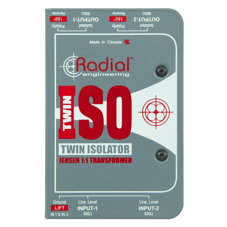 RADIAL Twin ISO Passive 2-Ch Line Isolator