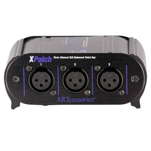 ART XPatch 3-Channel Balanced XLR Patch Bay