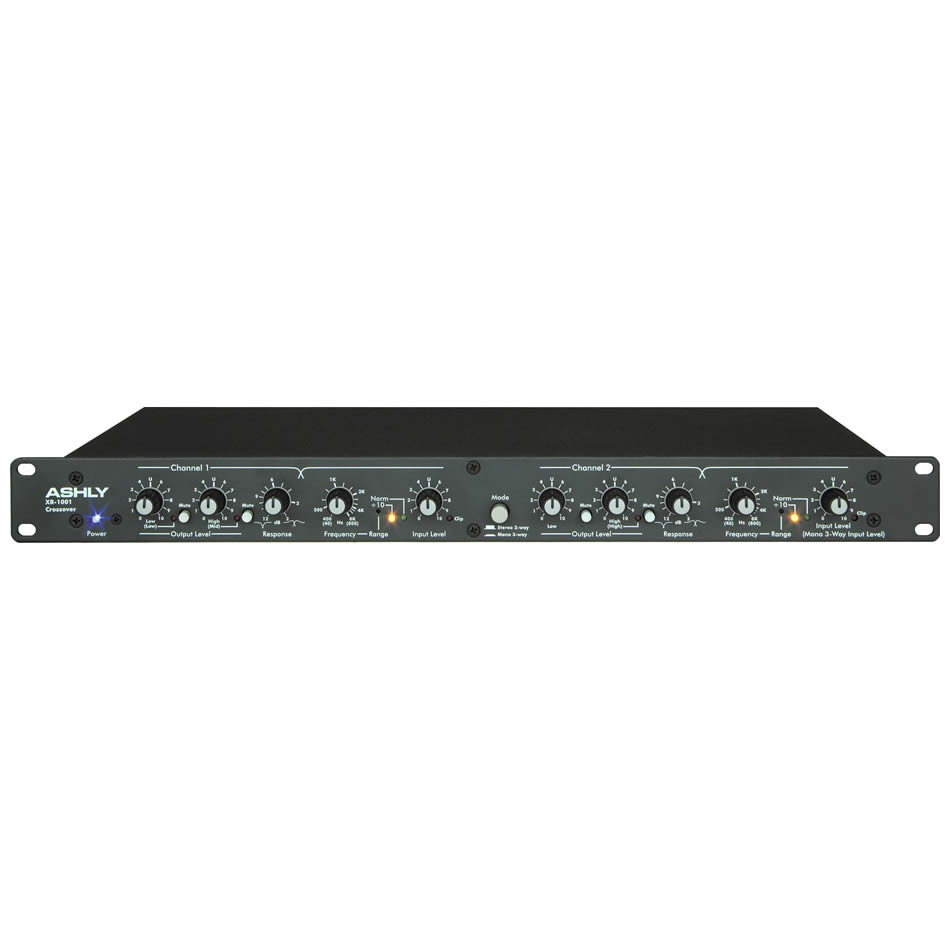 Ashly XR1001 Stereo 2-Way / Mono 3-Way Crossover
