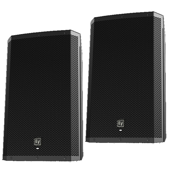 EV ZLX-15P 15" Powered 2-Way PA Speakers (Pair)
