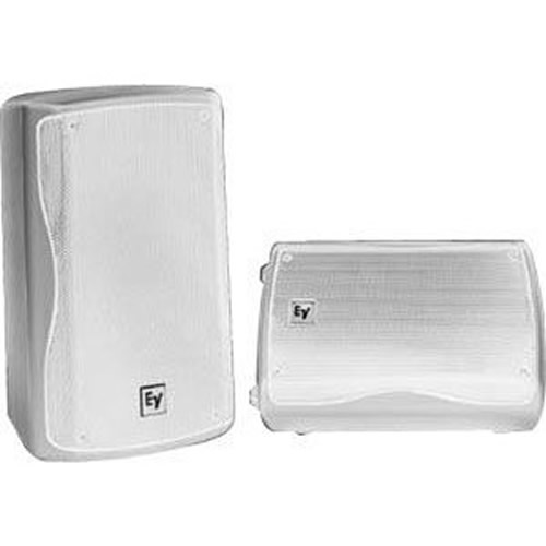 EV ZX1-90 White 8" Compact PA/Monitor Pair